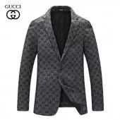 costumes gucci 2021 homme france single breasted blazers gg jacquard cotton noir